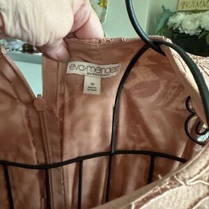 Eva Mendes Peach Dress